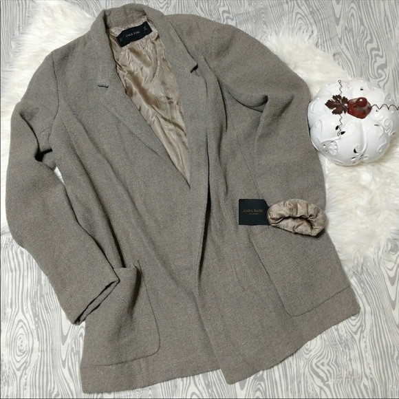 Cream Zara blazer coat - Picture 3 of 5